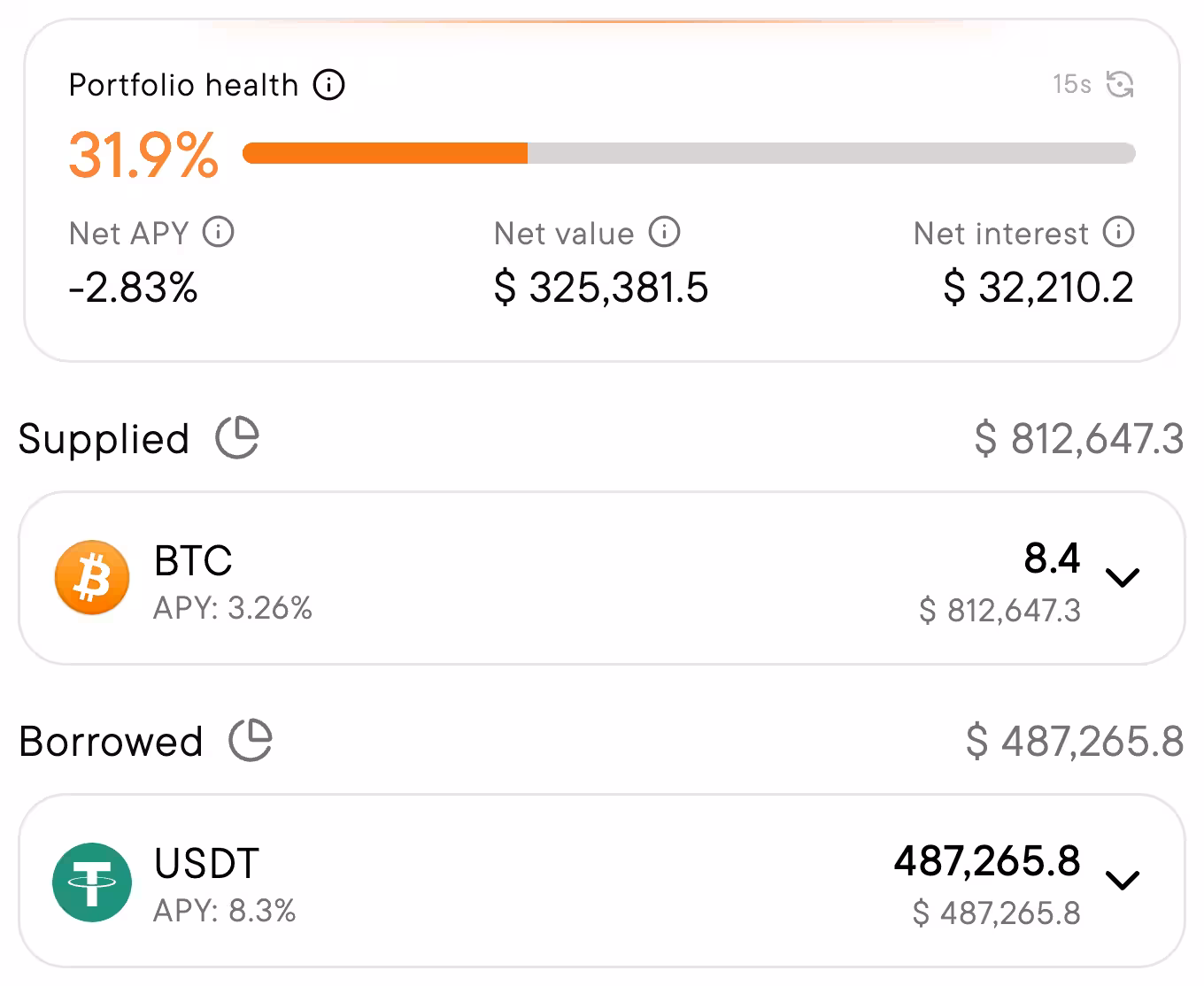 Liquidium app preview